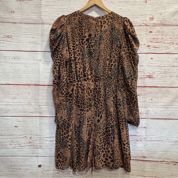 The Kooples Hide & Seek Lurex Leopard Dress Sz 4 - Picture 7 of 12